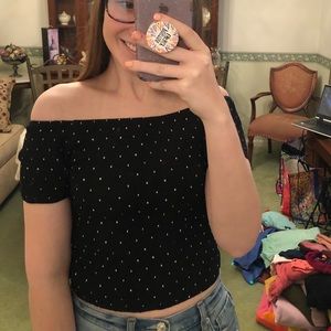 Off the shoulder top